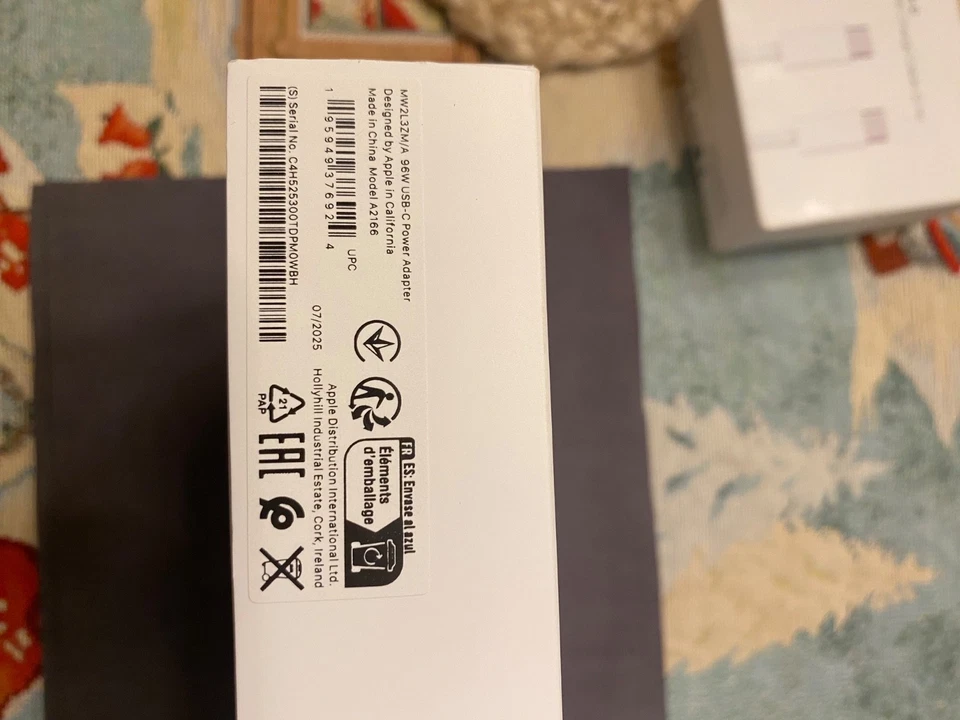 USB-C 96W Power Adapter & USB-C 240W Charge Cable (2 m ) Original Apple - Bild 3 von 4