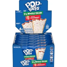 Kellogg s Pop Tarts Frosted Strawberry Toaster Pastry, 3.52 Ounce, 72 Per Case