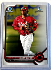 2022 Bowman Chrome #BCP-142- Allan Cerda 1st Bowman Rookie Rc Card