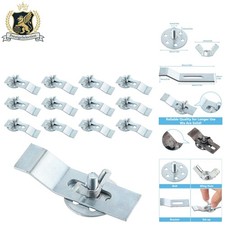 Zinc-Plated Sink Clips Kit - Adjustable Installation for Ultimate Sink Stability