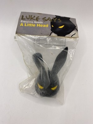 Luke Chueh *SiGnEd* Everyone Needs A Little Head Key Chain Sealed Unopened Black