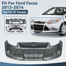 For Ford Focus 2012-2014 Front Bumper Cover Grille Assembly Kit Complete New For Ford Focus 2012-2014 Front Bumper Cover Grille Assembly Kit Complete New