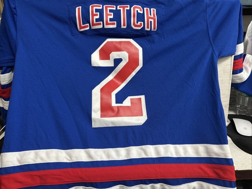 Maglia Brian Leetch - New York Rangers - 1993-924 taglia XL - Foto 8 di 12