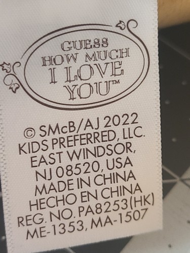 LNWT Nutbrown Hare Baby Toy “Guess How Much I Love You” Crinkle Rattle Teether - Picture 15 of 17