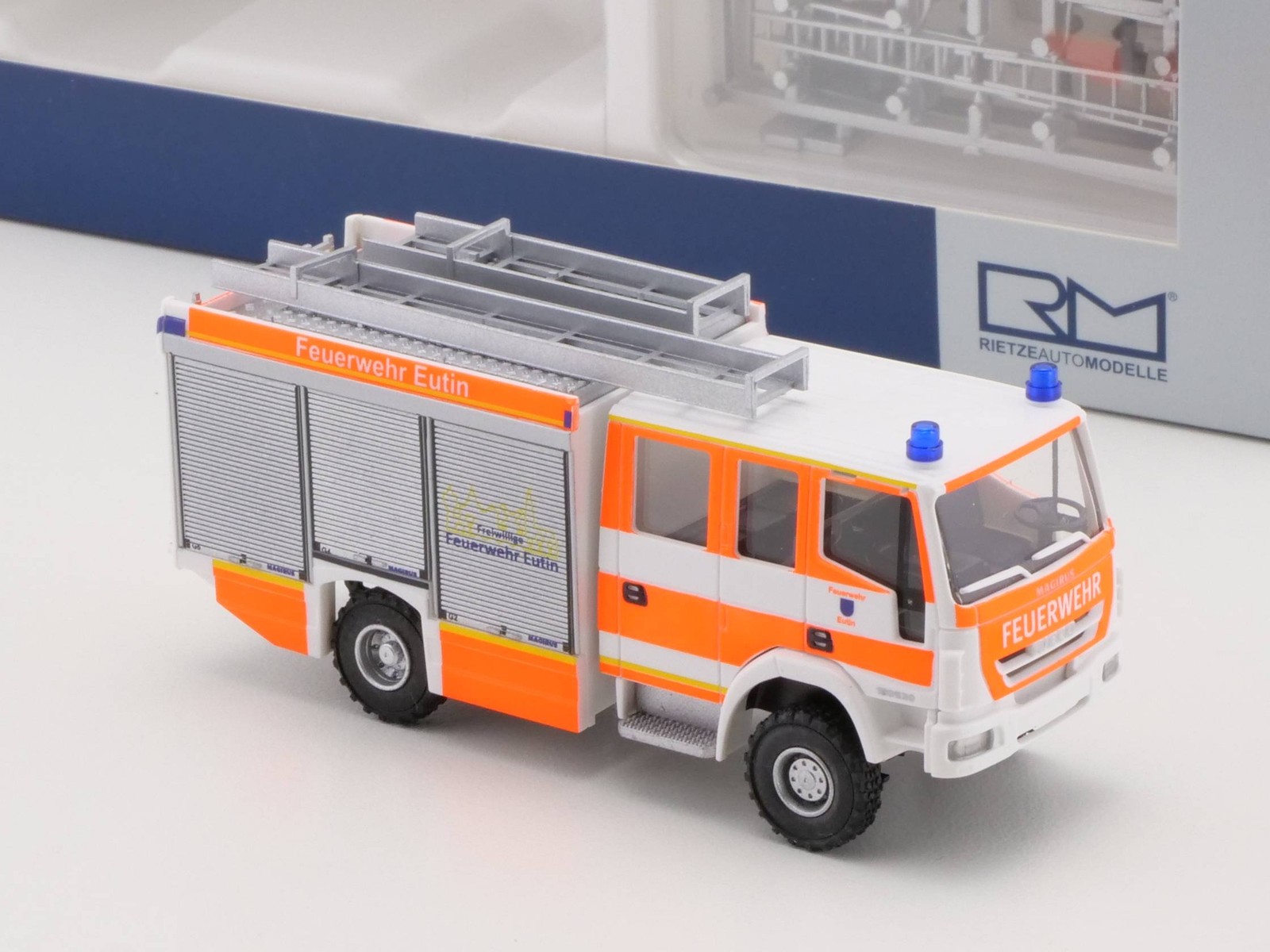 Rietze 68306 Magirus Alufire 3 TLF Fire Brigade Eutin 1:87 Mint! OVP SG 1703-06-