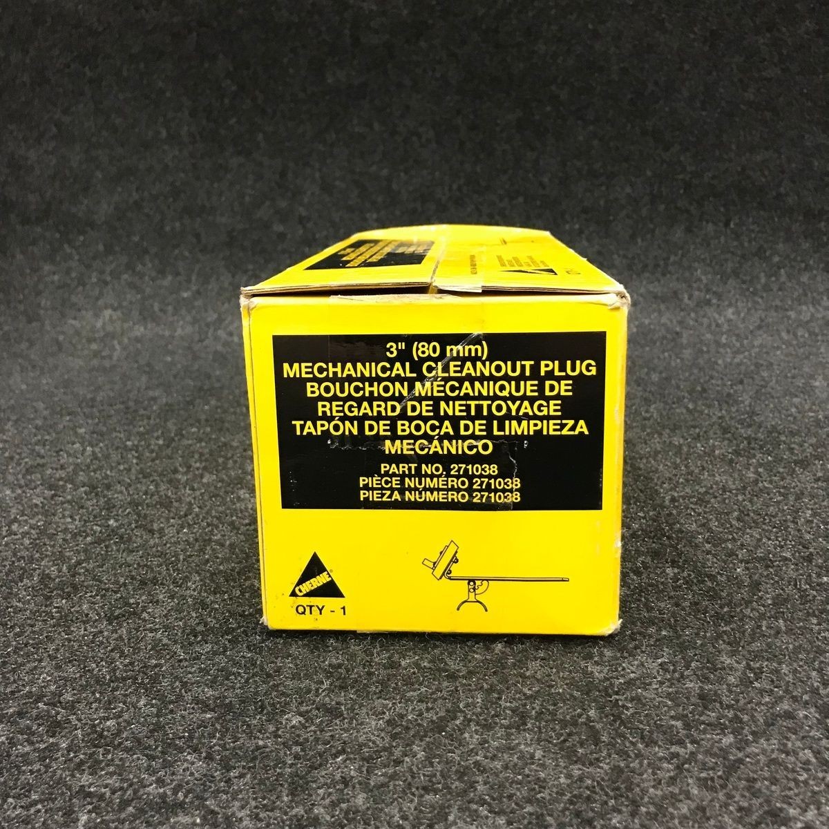 CHERNE 3" Mechanical Cleanout Plug 271038 