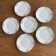 6 POPE GOSSER Melrose Dessert/Bread Plates Made In USA Approx 7.50โ