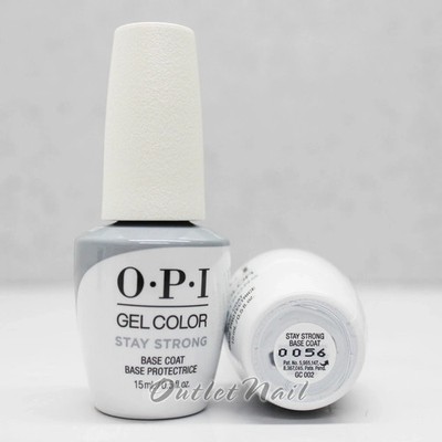 OPI Gel Nail Polish Gel Color GC 002 - Stay Strong Base Coat - 0.5 oz