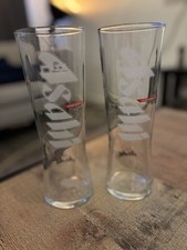 2 x Asahi Beer Pint Glasses 2023 Design Brand New Pub Man Cave Home Bar