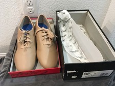 Capezio TeleTone Split Sole Tap Shoe CG06 Adult Tan Black New In Box size 6