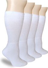 2 Pairs Extra Wide Bariatric Socks Non Binding Extra Wide Diabetic Socks for Wo
