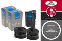 2 StüCk 24 Zoll Fahrrad Schlauch Schwalbe 24X1.50-2.40 Tube 40 Bis 62-509