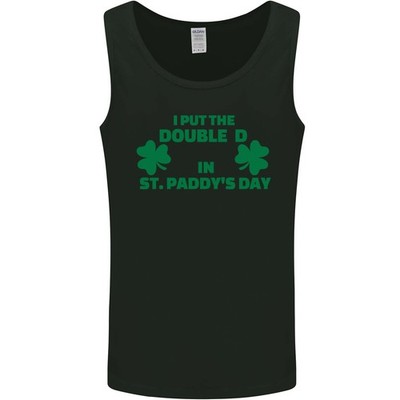 I Put The DD IN St Paddys Day Lustig Brüste Herren Tanktop