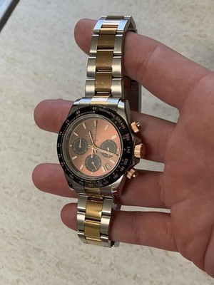 Pagani Design Daytona Root Beer Chocolate VK63 Chronograph Screw Down Pushers