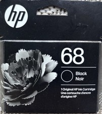 HP 68 Black Ink Cartridge Works Envy 6100e, 6500e 4.49 x 1.43 x 4.05,