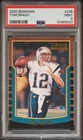 2000 Bowman - Tom Brady #236 (RC) PSA Mint 9 Rookie Card Goat Patriots