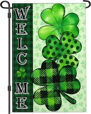 Happy St Patricks Day Garden Flag St Patrick's Day Yard Sign Garden Flags for Ou
