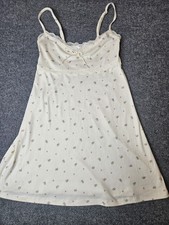 Forever 21 Coquette Dress Strappy Rosebud Pointelle Size Small Babydoll Dollette
