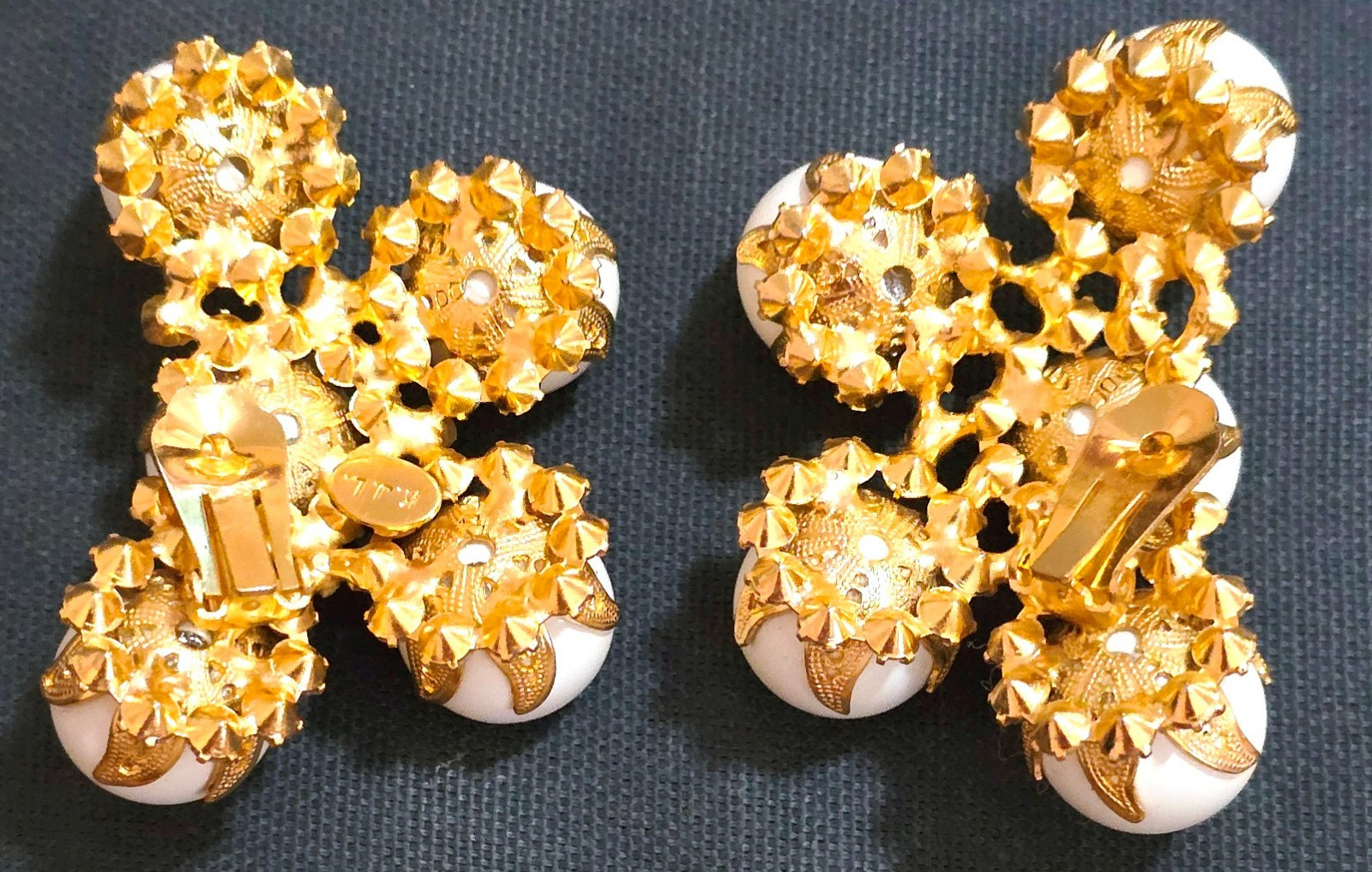 Vintage Kenneth Jay Lane KJL Rhinestone Imitation… - image 4