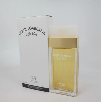 LIGHT BLUE SUN POUR FEMME by Dolce & Gabbana 100 ml/3.3 oz EDT  TESTER