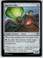Haywire Mite Uncommon Commander: Secrets of Strixhaven 349 MTG Near Mint 2026
