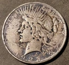 1923 Silver Peace Dollar Denver Mint