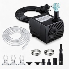 Submersible Pump, 80GPH 4W 300L/H , Ultra Quiet Water Fountain Pump 80GPH-4W