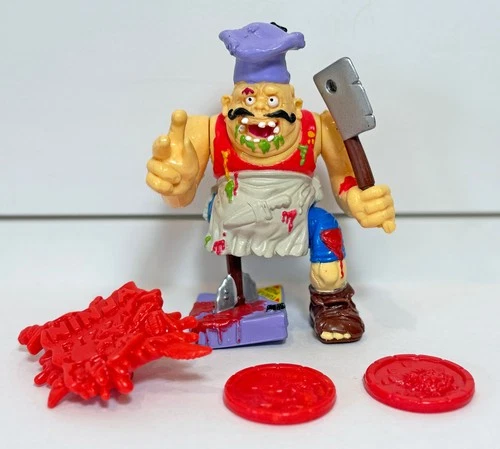 Vintage 1990 PIZZA FACE Figure 100% Complete TMNT Teenage Mutant Ninja Turtles