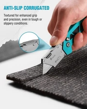 WORKPRO Folding Utility Knife Quick Change Blade Razor Knife Box Cutter 10 Blade