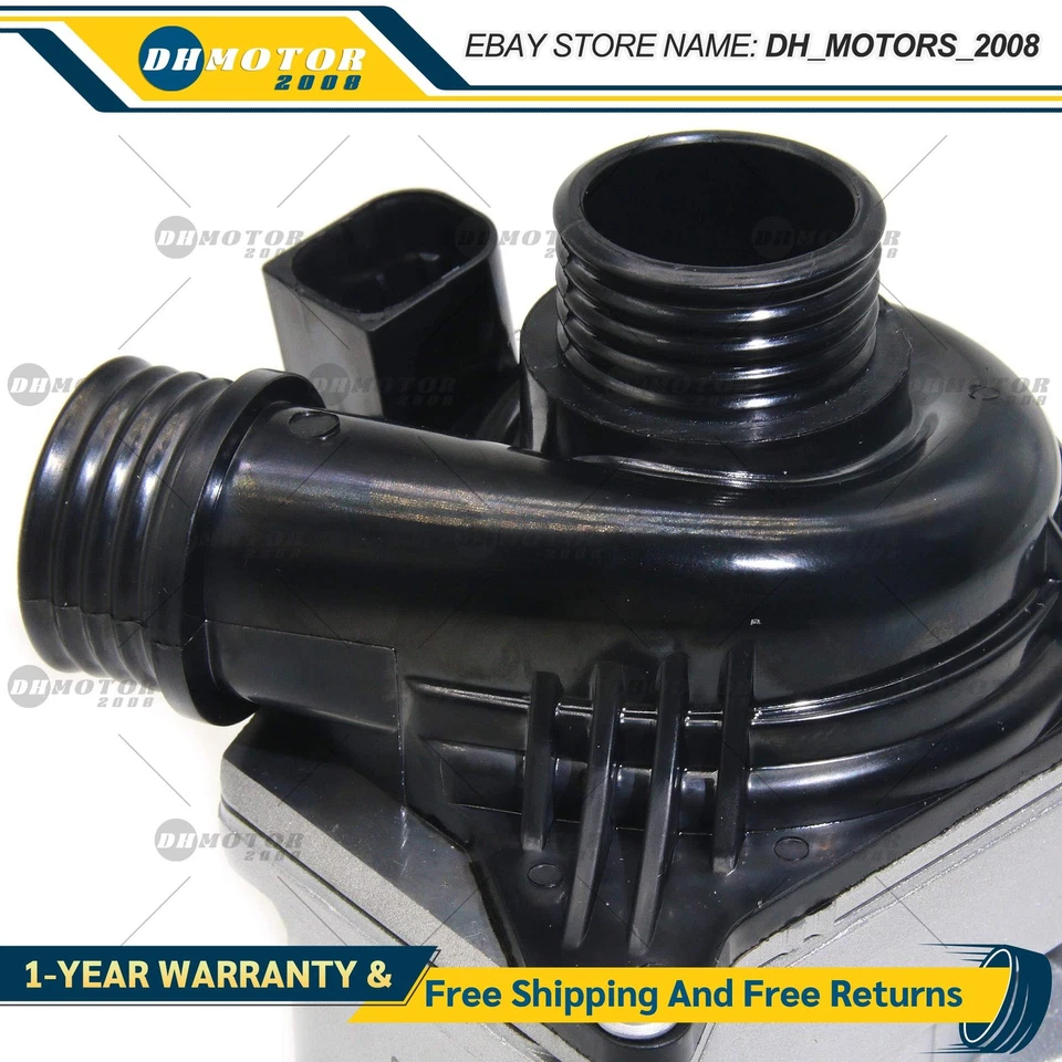 Electric Engine Water Pump + Thermostat for BMW N54 N55 3.0L 135i 335i X3 X5 - Image 3 of 4