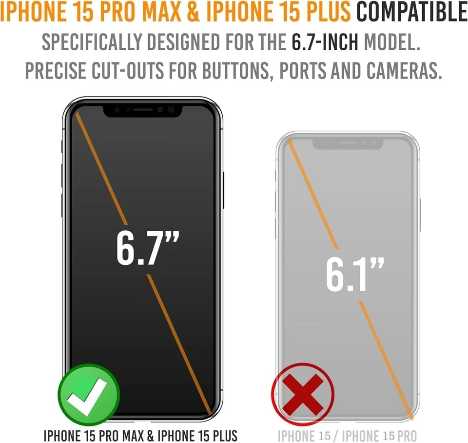 iPhone 15 Pro Max and 15 Plus Battery Case, Strong Slim Portable Protective E... - Image 2 of 4