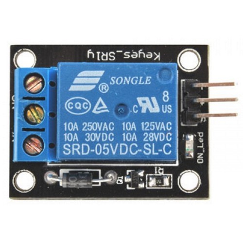 Mounted Module 1 Relay Coil 5 VDC Contacts NA NC COM 250V 10A For Arduino - Picture 3 of 3