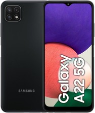 Image of Samsung Galaxy A22 5G, 64GB, Dual SIM, 5000mAh, 48MP Camera, Unlocked, Black