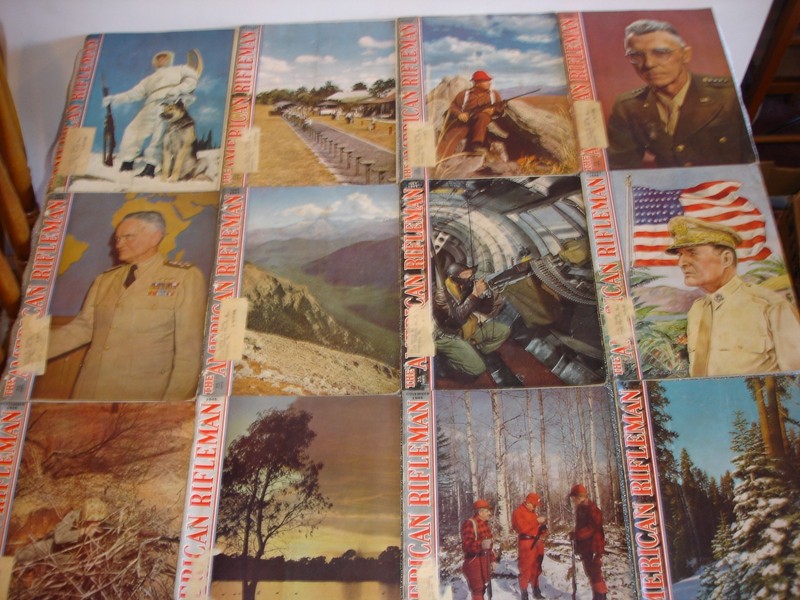 The American Rifleman Magazine Complete 1945 Set (12 Issues, WWII NRA)