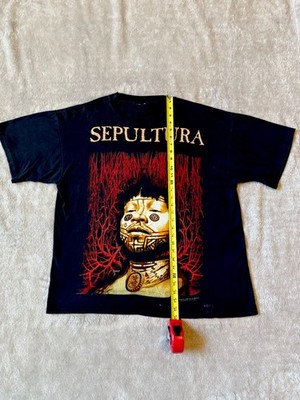 Sepultura Roots 1996 World Tour Tee – Vintage Band Shirt – Black