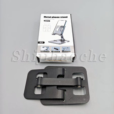 For iPhone iPad Metal Adjustable Phone Tablet Stand Desk Holder Mount Cradle