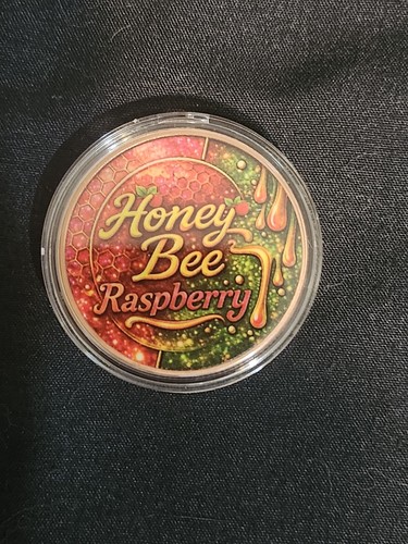 Raspberry Honey Bee 1oz .999 Fine Copper Colorized