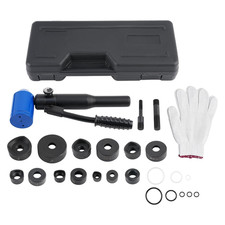 Hydraulic Knockout Hole Punch Driver Kit 1/2 to 2 Inch, Electrical Conduit Hole