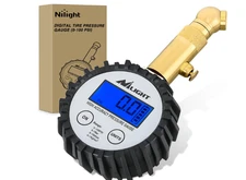Nilight Digital Tire Pressure Gauge 100PSI Stainless Steel Air Chuck Truck SUV