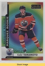 2017-18 O-Pee-Chee Platinum Rainbow Color Wheel Kailer Yamamoto #163 READ 0e3