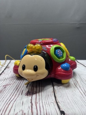 VTech Crazy Legs Learning Bug, Cute Baby Toy, Learn Shapes and Numbers Pull Toy