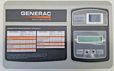 #ad Generac 0H7668DSRV Assembly Control Panel Gray liquid nexus controller $650.00