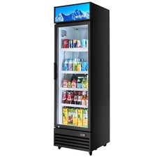 Commercial Merchandiser Refrigerator 12.8 Cu.Ft Glass Door Beverage Cooler