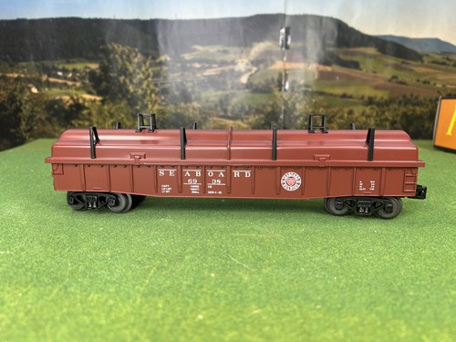 O SCALE - MTH - SEABOARD GONDOLA TRAIN CAR WITH COVER 30-72008 NEW IN BOX - Picture 11 of 23