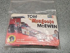 Revell Tom Mongoose McEwen Rear Engine Dragster 1:25 Scale Model Kit Old Stock 