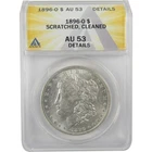 1896 O Morgan Dollar AU 53 Details ANACS Silver $1 Coin SKU:I18989