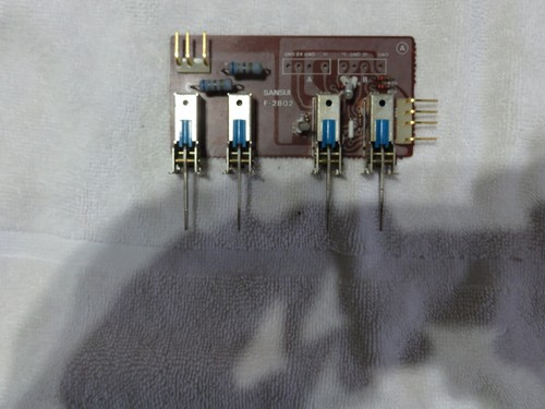 SANSUI G8000/G801 STEREO RECEIVER SPEAKER A/B TONE DEFEAT SWITCH BOARD #F2802