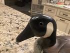 Hand Carved Wooden Duck Decoy Mantle Piece Lodge Cabin Decor 13" x 6" x 6.5" — photo 5