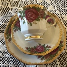 Winterling Marktleuthen Bavaria Sammelgedeck Sammeltasse Mokka Porzellan Rose