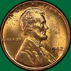 1942-S Lincoln Wheat Cent Brilliant Uncirculated BU Coin #37718